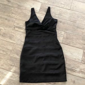 ❤️*Charlotte Russe black satin little black dress size 8. Please bundle.